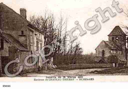 Ville de BUSSIAIRES, carte postale ancienne