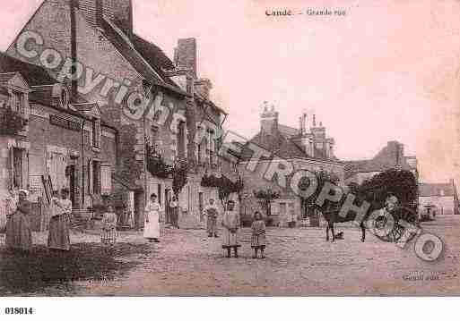 Ville de CANDESURBEUVRON, carte postale ancienne