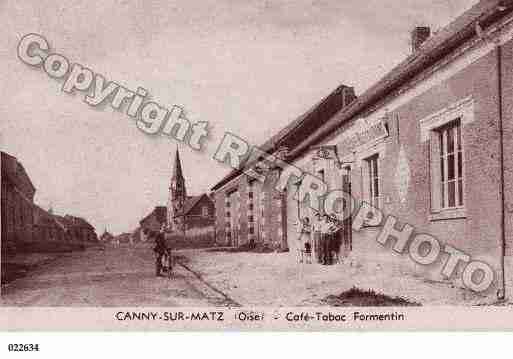 Ville de CANNYSURMATZ, carte postale ancienne
