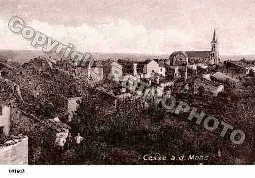 Ville de CESSE, carte postale ancienne