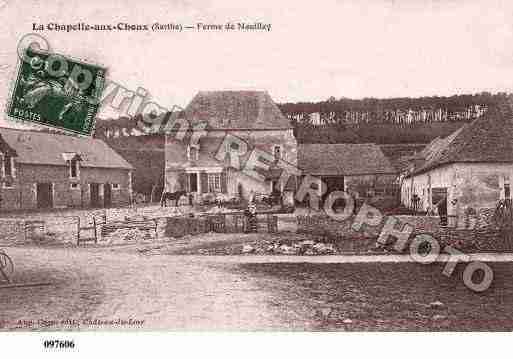 Ville de CHAPELLEAUXCHOUX(LA), carte postale ancienne