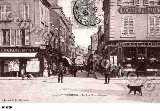 Ville de CHERBOURG, carte postale ancienne