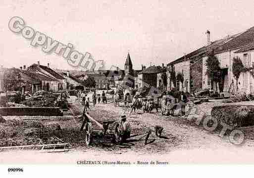 Ville de CHEZEAUX, carte postale ancienne Ville de CHEZEAUX, carte postale ancienne