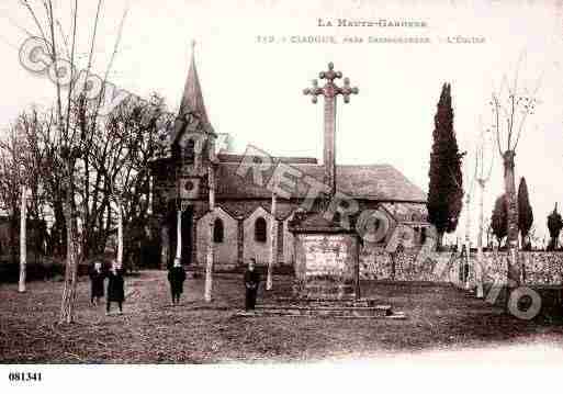 Ville de CIADOUX, carte postale ancienne