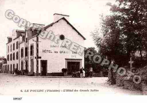 Ville de CLOHARSCARNOET, carte postale ancienne