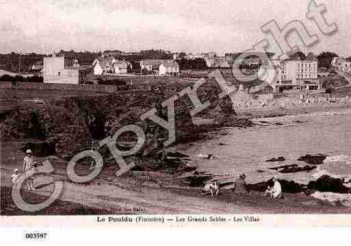 Ville de CLOHARSCARNOET, carte postale ancienne