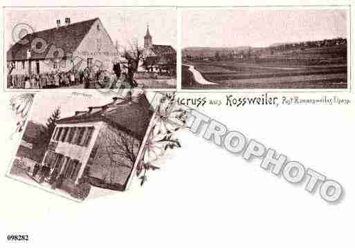 Ville de COSSWILLER, carte postale ancienne