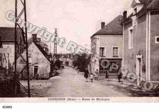 Ville de COURGEON, carte postale ancienne