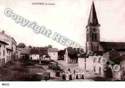 Ville de COUTURES, carte postale ancienne