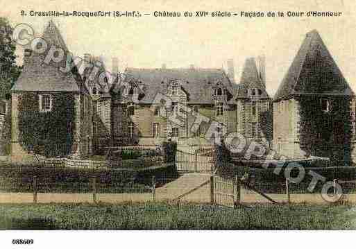 Ville de CRASVILLELAROCQUEFORT, carte postale ancienne