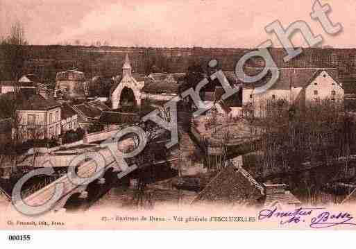 Ville de ECLUZELLES, carte postale ancienne