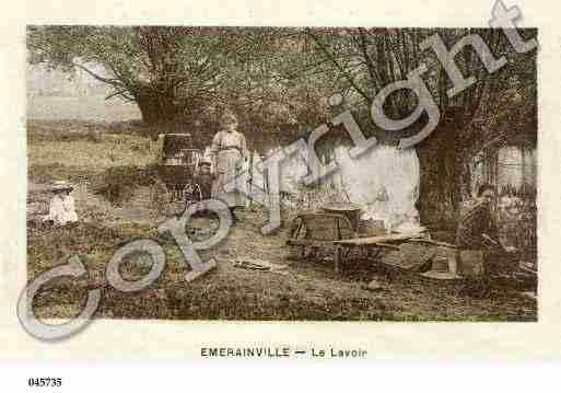 Ville de EMERAINVILLE, carte postale ancienne