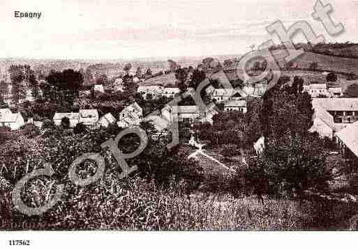 Ville de EPAGNY, carte postale ancienne