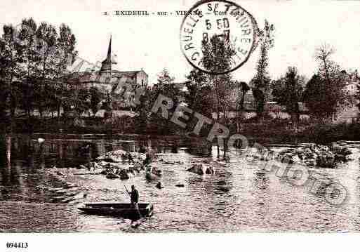 Ville de EXIDEUIL, carte postale ancienne