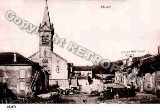 Ville de FAILLY, carte postale ancienne