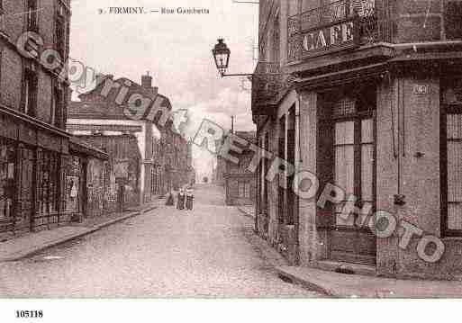 Ville de FIRMINY, carte postale ancienne