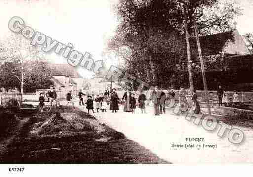 Ville de FLOGNY, carte postale ancienne