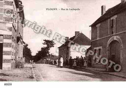 Ville de FLOGNY, carte postale ancienne