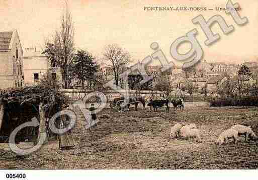 Ville de FONTENAYAUXROSES, carte postale ancienne