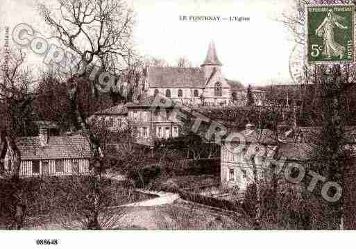 Ville de FONTENAY, carte postale ancienne