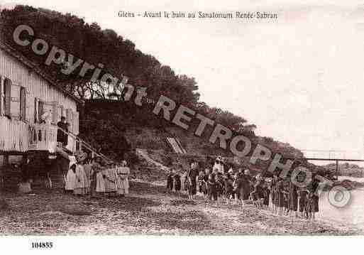 Ville de GIENS, carte postale ancienne