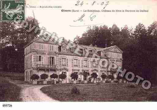 Ville de GISORS, carte postale ancienne