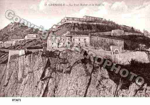 Ville de GRENOBLE, carte postale ancienne