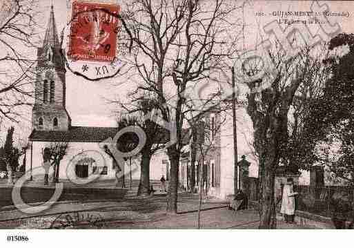 Ville de GUJANMESTRAS, carte postale ancienne