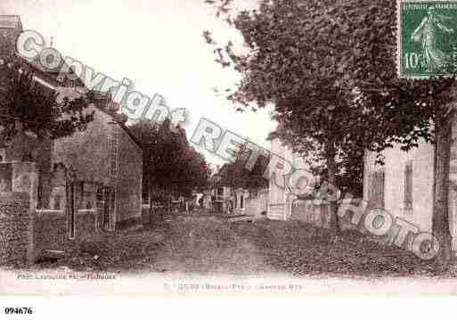 Ville de GURS, carte postale ancienne