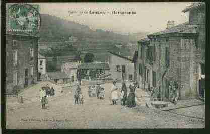 Ville de HERSERANGE, carte postale ancienne