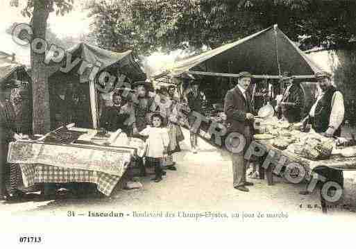 Ville de ISSOUDUN, carte postale ancienne