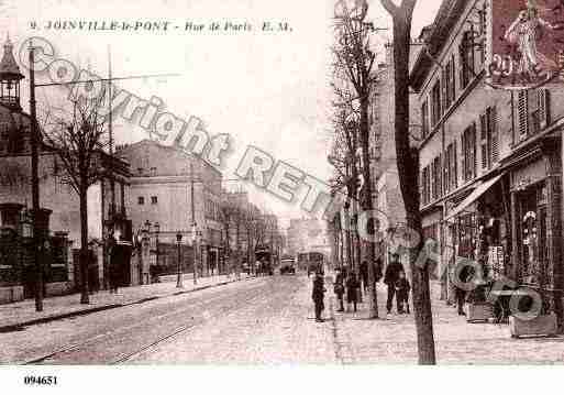 Ville de JOINVILLELEPONT, carte postale ancienne