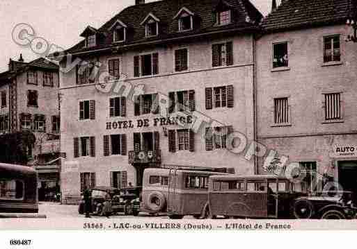 Ville de LACOUVILLERS, carte postale ancienne