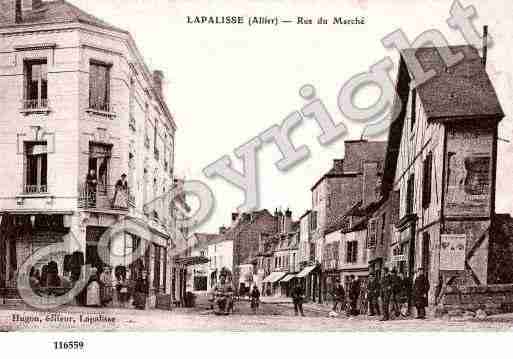 Ville de LAPALISSE, carte postale ancienne