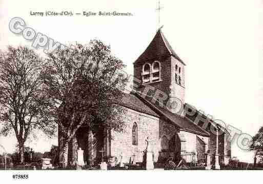 Ville de LARREY, carte postale ancienne