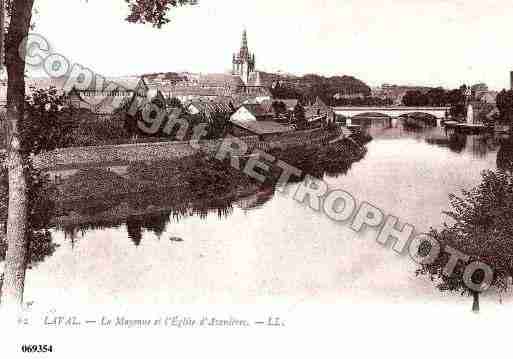 Ville de LAVAL, carte postale ancienne