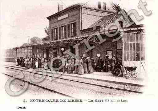 Ville de LIESSE, carte postale ancienne