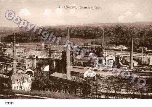 Ville de LONGWY, carte postale ancienne