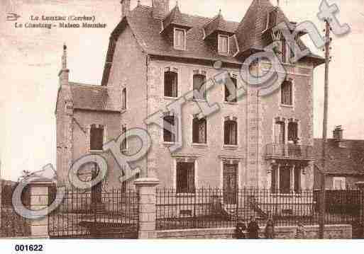 Ville de LONZAC(LE), carte postale ancienne