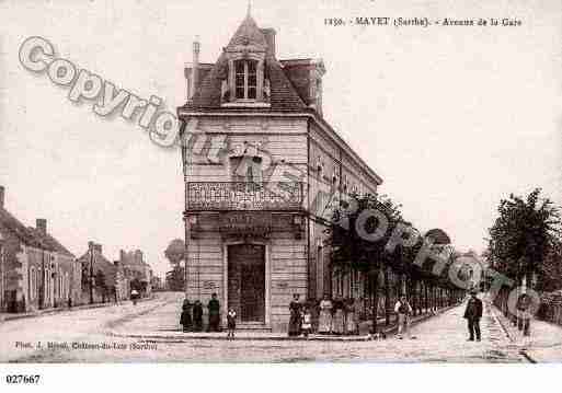 Ville de MAYET, carte postale ancienne