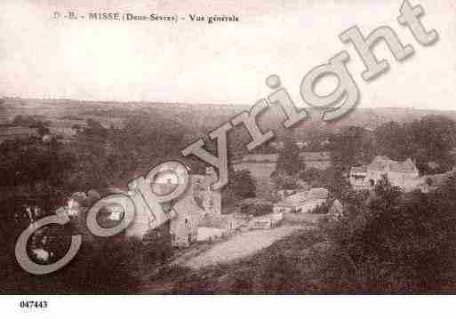 Ville de MISSE, carte postale ancienne