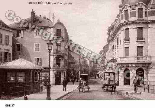 Ville de MONTBELIARD, carte postale ancienne