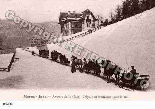 Ville de MOREZ, carte postale ancienne