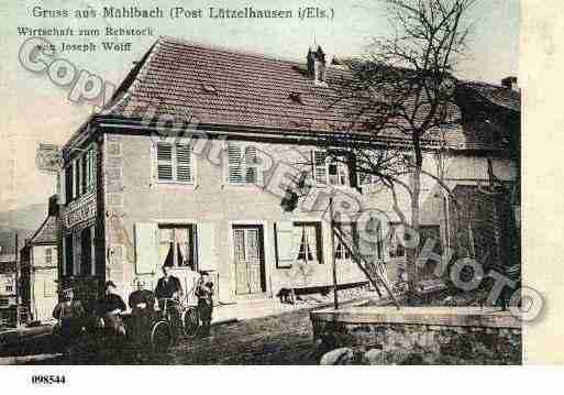 Ville de MUHLBACHSURBRUCHE, carte postale ancienne