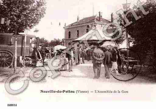 Ville de NEUVILLEDEPOITOU, carte postale ancienne