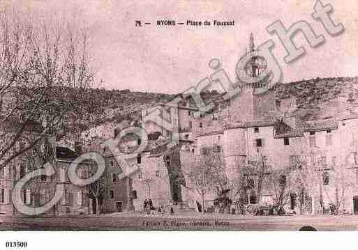 Ville de NYONS, carte postale ancienne