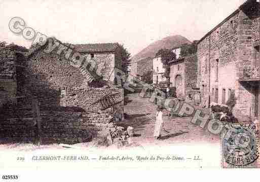 Ville de ORCINES, carte postale ancienne