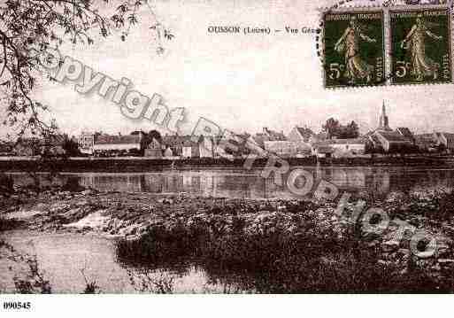 Ville de OUSSONSURLOIRE, carte postale ancienne