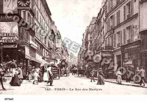 Ville de PARIS9, carte postale ancienne