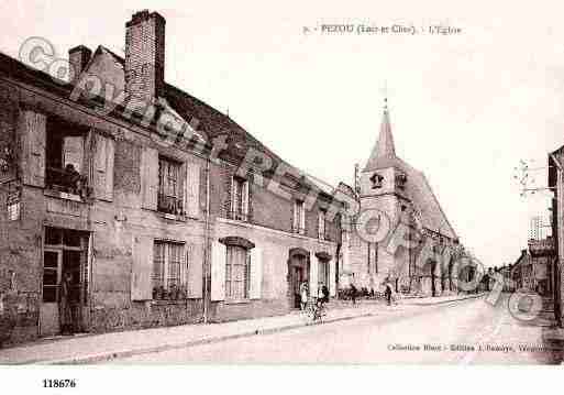 Ville de PEZOU, carte postale ancienne Ville de PEZOU, carte postale ancienne